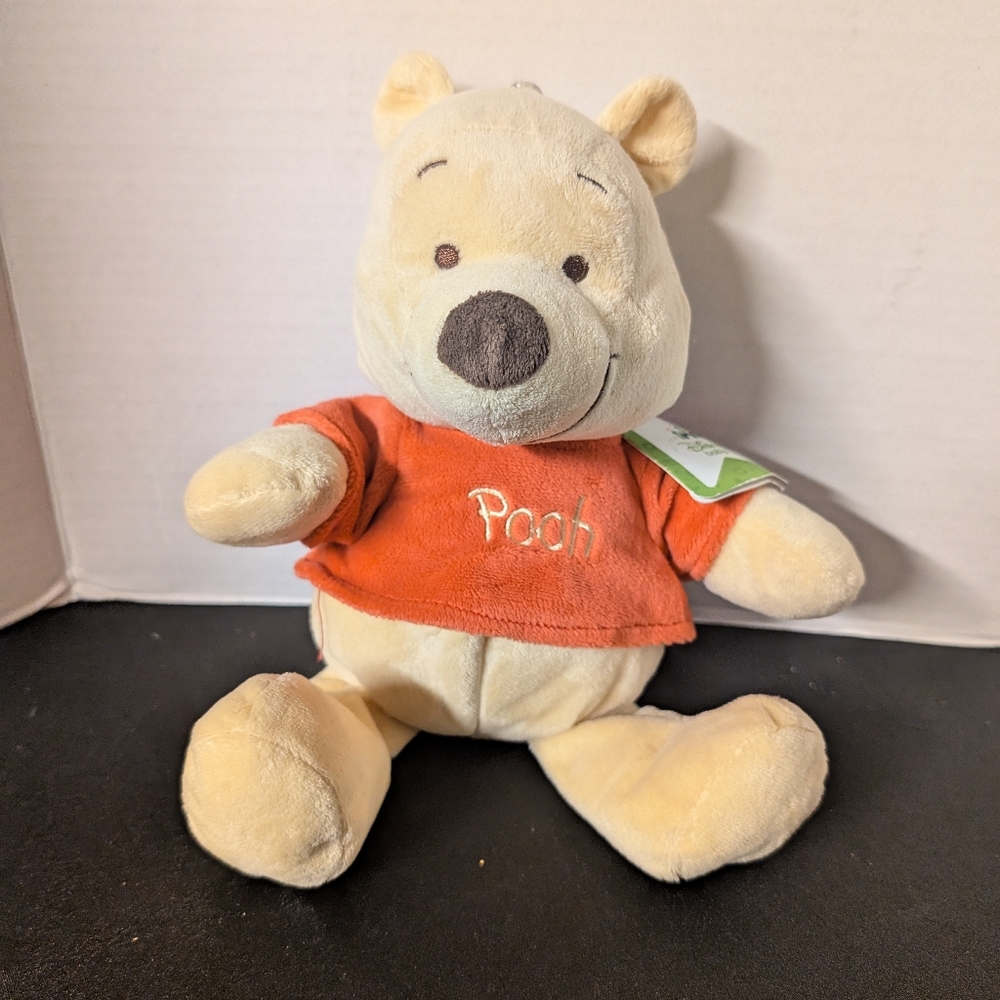 NWT New 2010  Disney Baby Winnie the Pooh 12"  Soft Plush Stuffed Animal